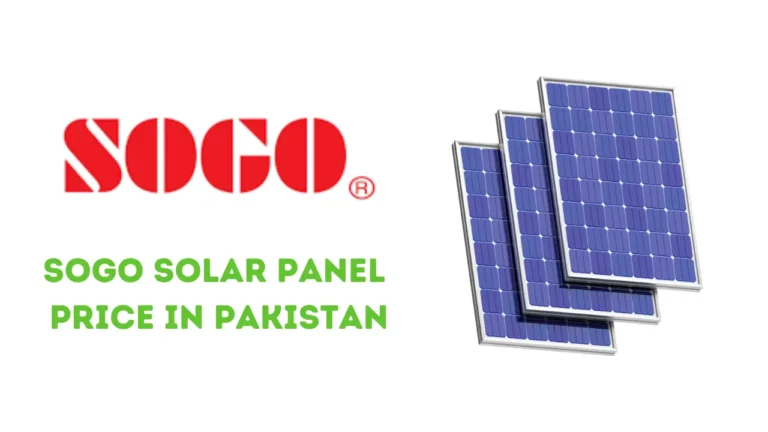 sogo solar panel price in pakistan