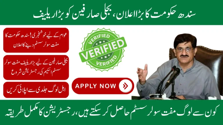 Sindh Solar Panel Scheme